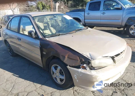 2000 Mitsubishi Mirage De from USA, damaged, VIN JA3AY26C6YU011226